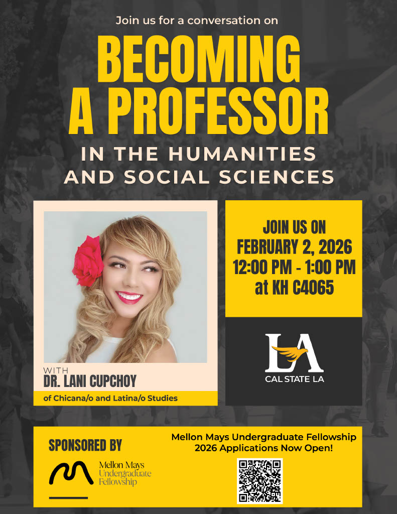 Becoming A Professor Event Flyer