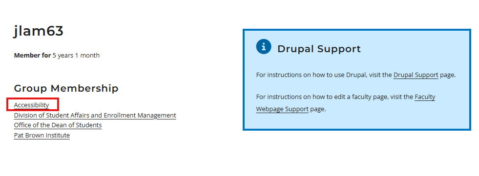 Step 6 - Select group