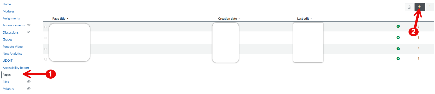adding pages on canvas
