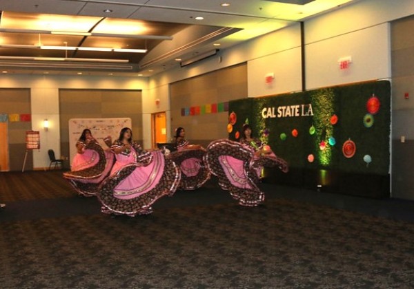 Folklorico performance at CLUAN Mixer