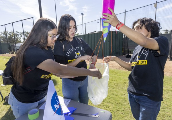 parachute project on filed MESA
