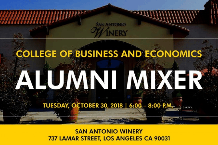 CBE Alumni Mixer at San Antonio Winery