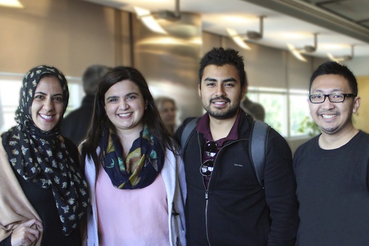 ecst grad students smiling