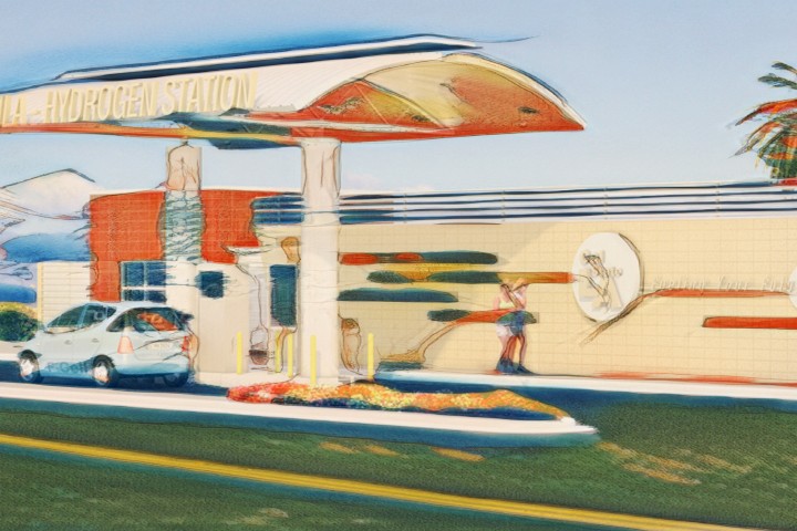 h2 station pencil drawing