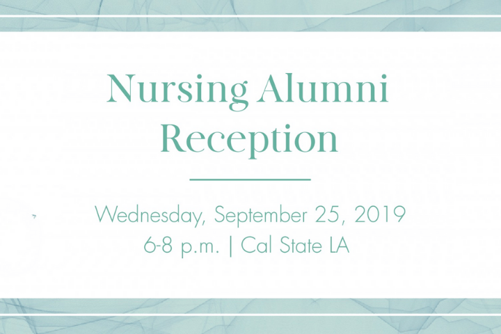 Nursing Alumni Reception. September 25, 2019