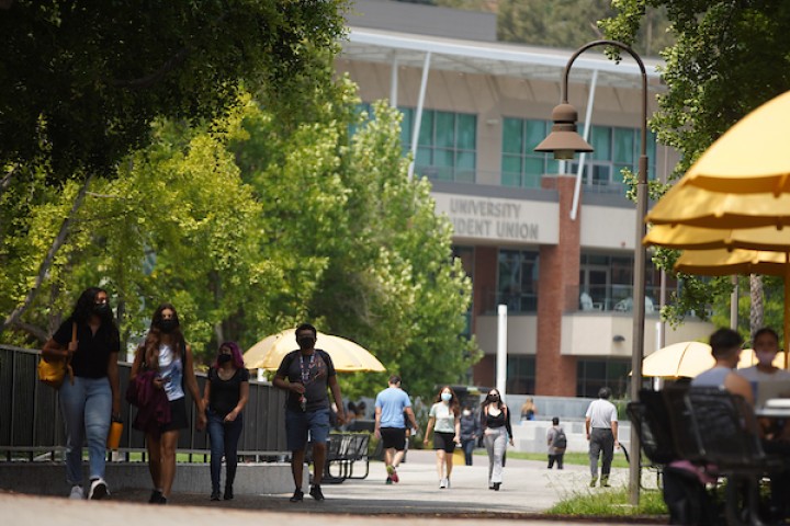 CSULA campus walkway