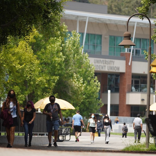 CSULA campus walkway