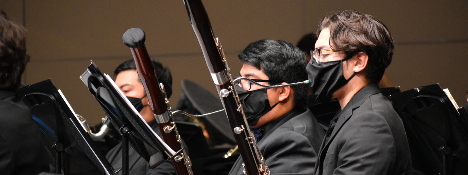 Wind ensemble bassoons